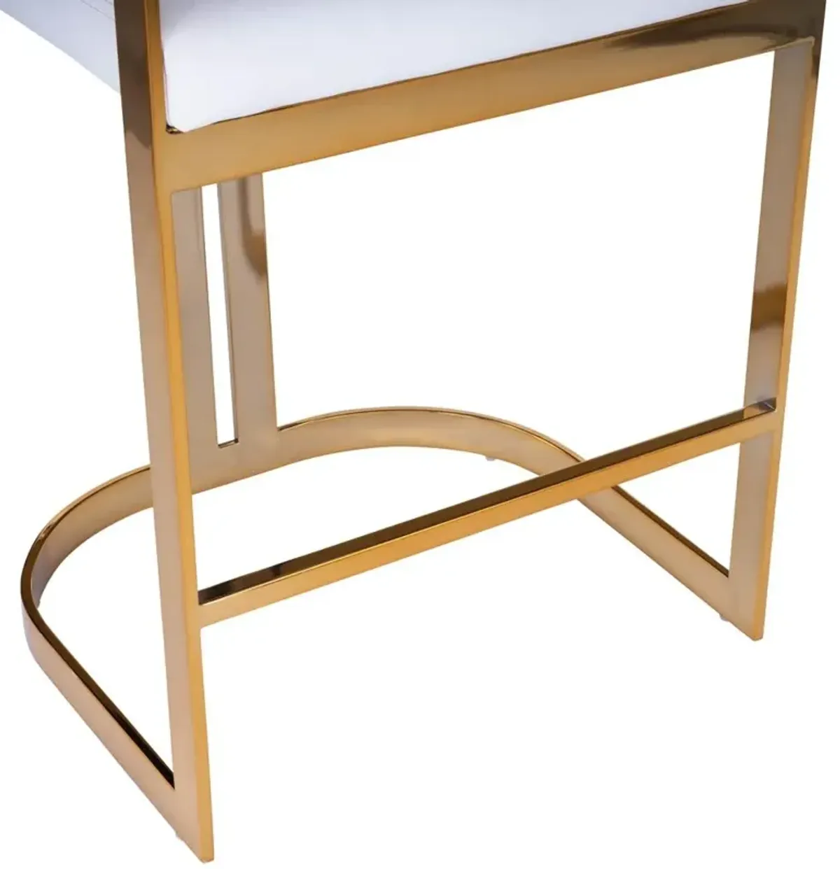 Curve Faux Leather Counter Stool, Belen Kox