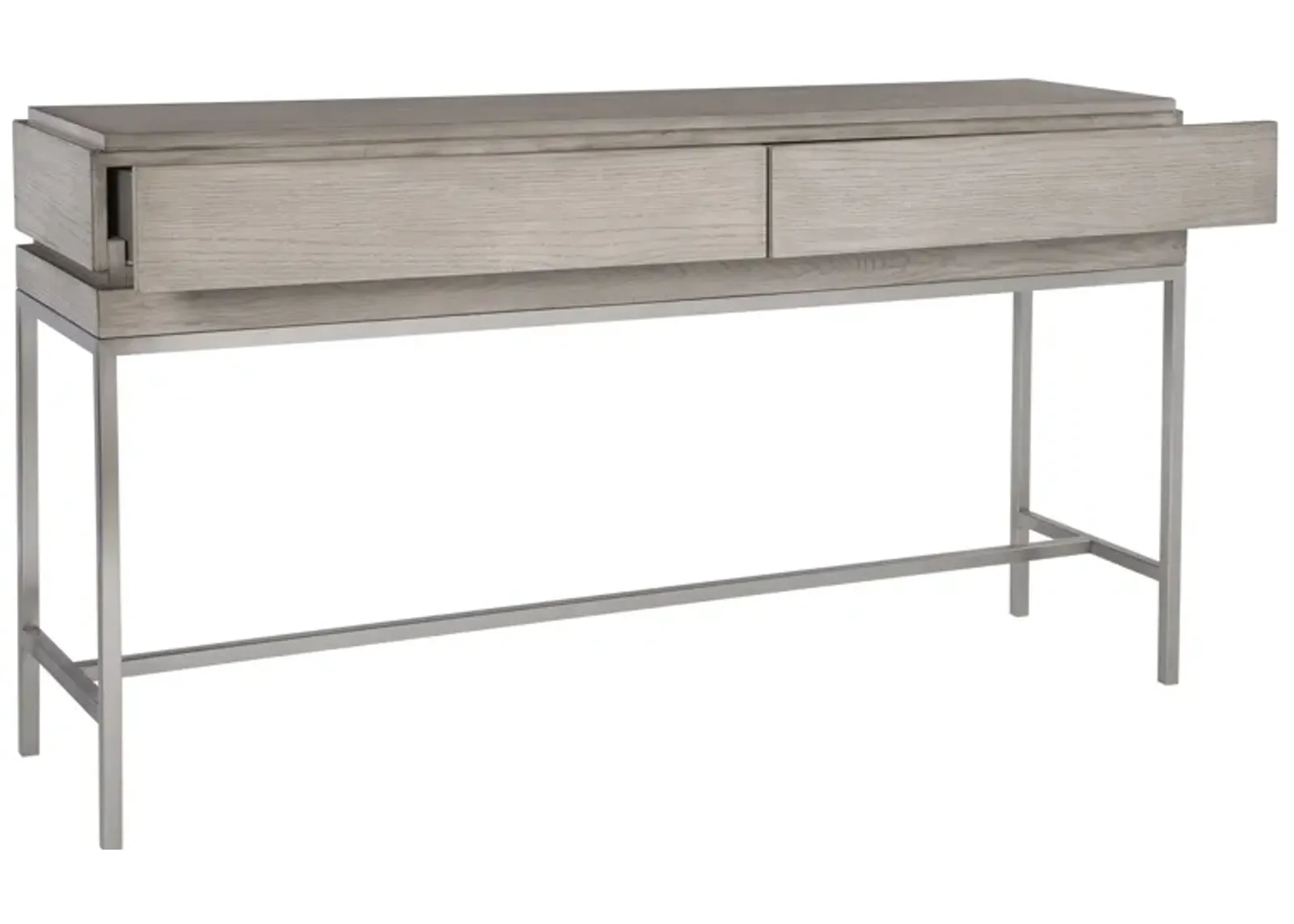 Kamala Gray Oak Console Table