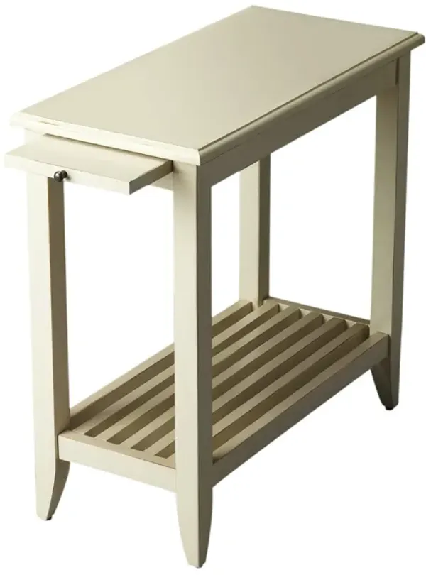 End Table with Open Shelf, Perfect Side Table for Living Room, Bedroom, or Entryway