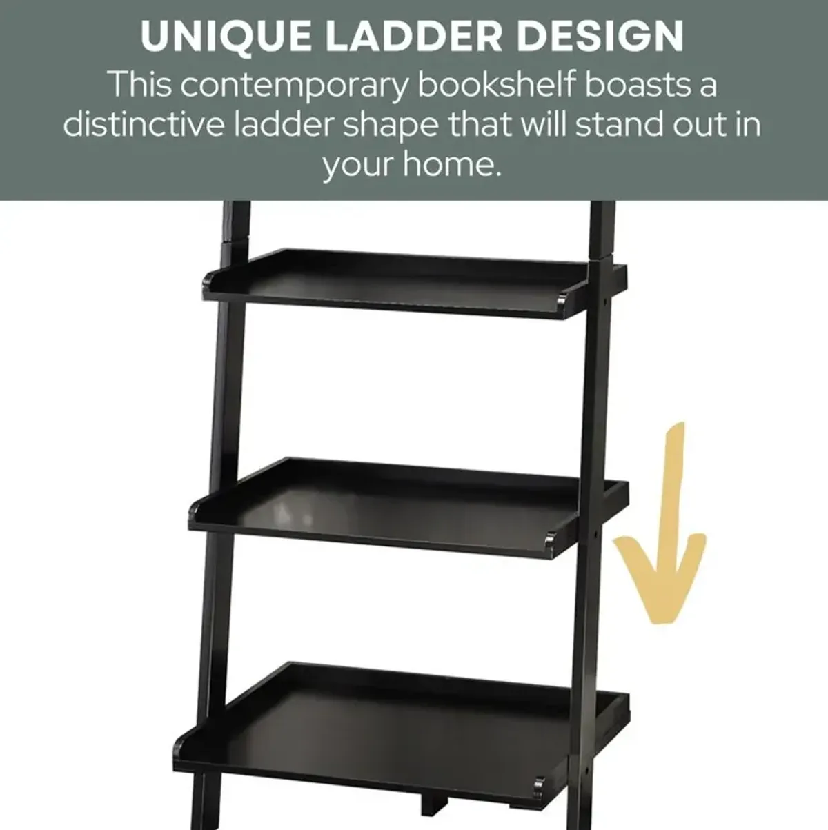 Convience Concept, Inc. American Heritage Bookshelf Ladder