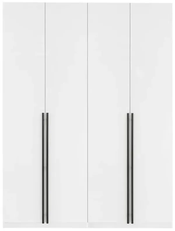 Lee Module Wardrobe in White (Set of 2)