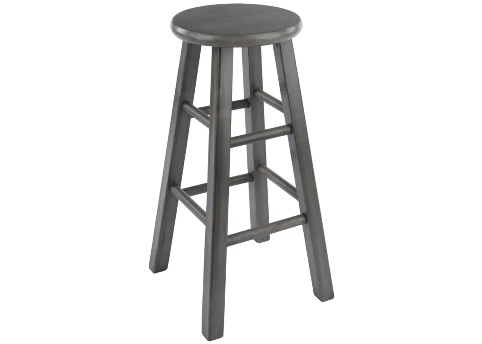 Winsome Ivy Counter Stool 24", Rustic Gray Finish