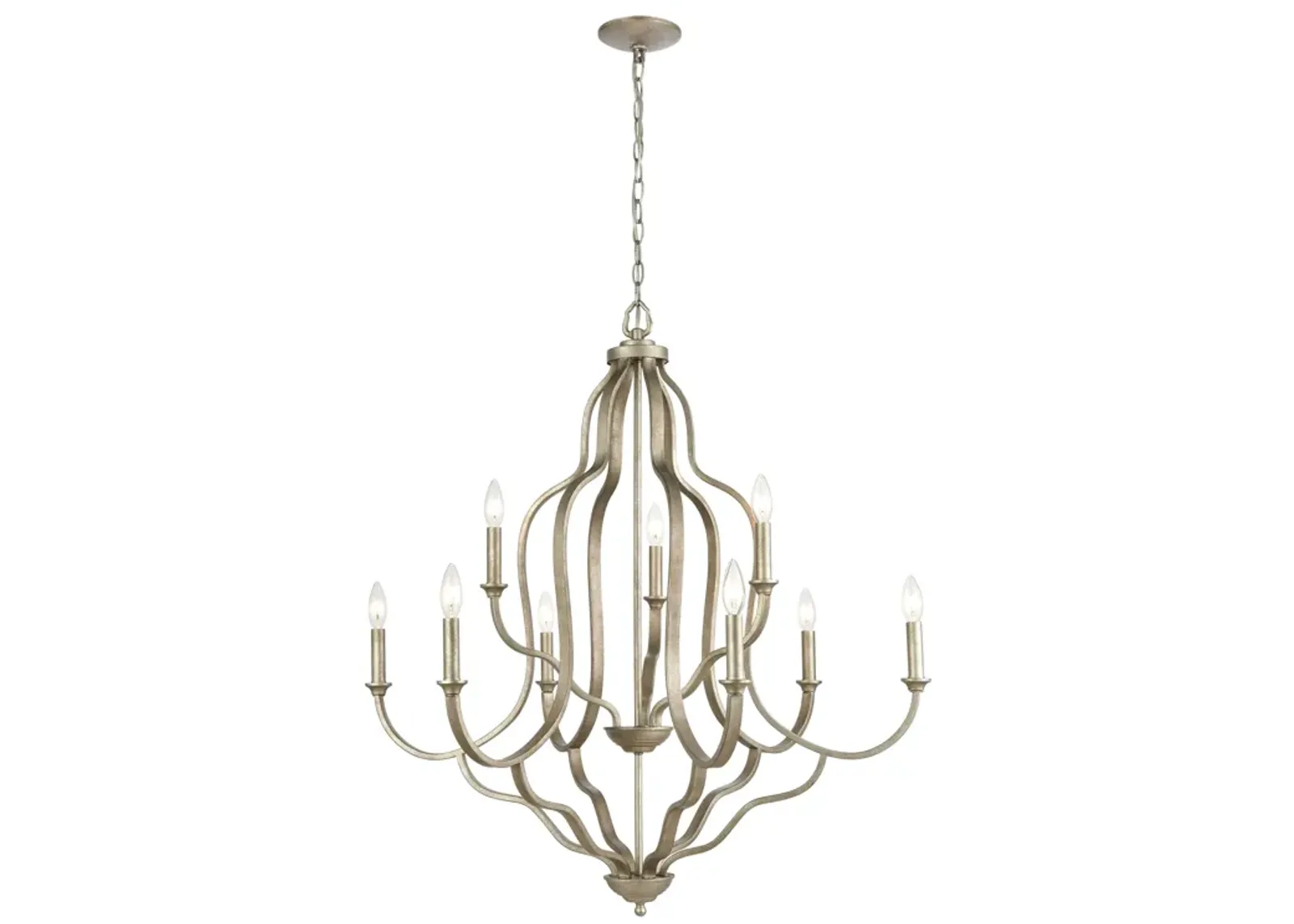 Lanesboro 34'' Wide 9-Light Chandelier