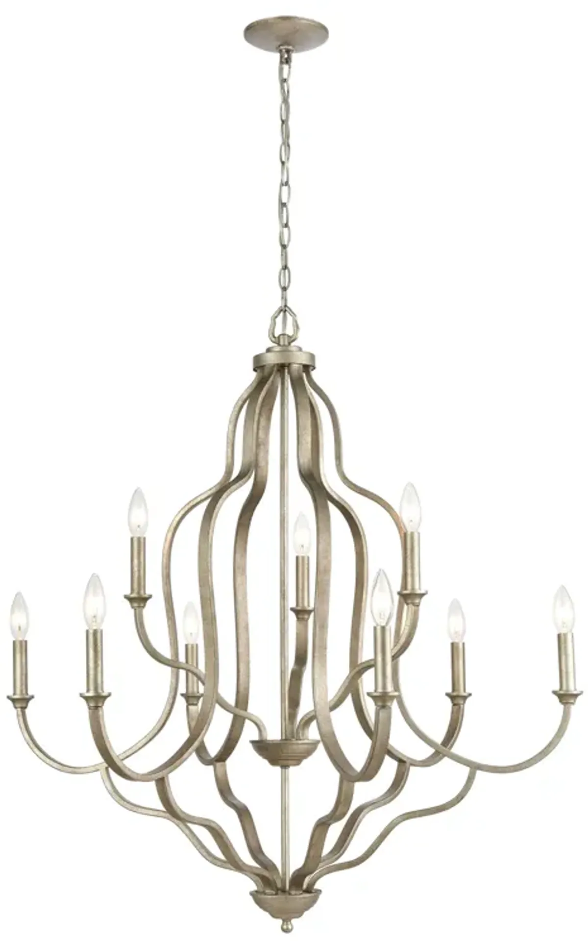 Lanesboro 34'' Wide 9-Light Chandelier