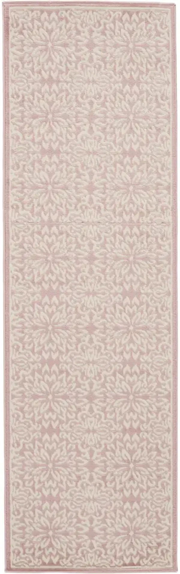 Jubilant JUB06 Ivory/Pink 2' x 6' Rug
