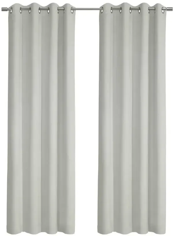 Thermaplus Navar Blackout Window Treatment Grommet Curtain Panel for Bedroom Livingroom 54" x 63" White