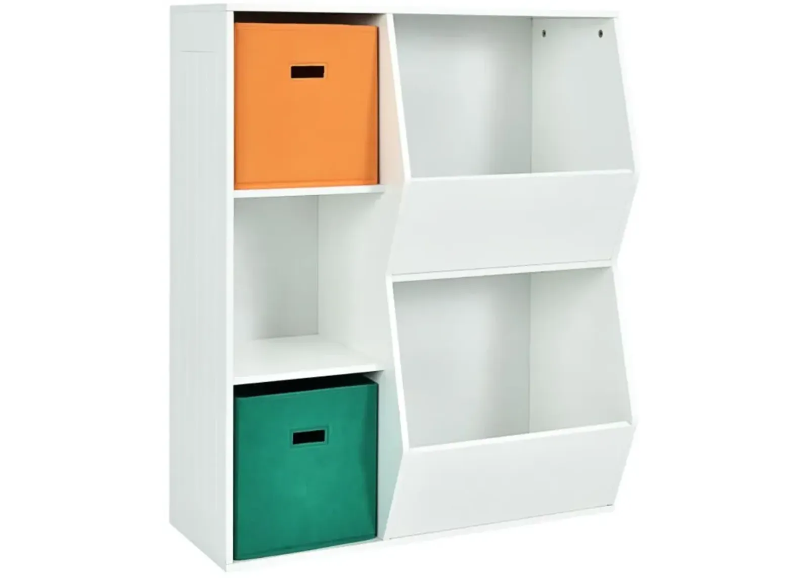 Hivvago Kids Toy Storage Cabinet Shelf Organizer