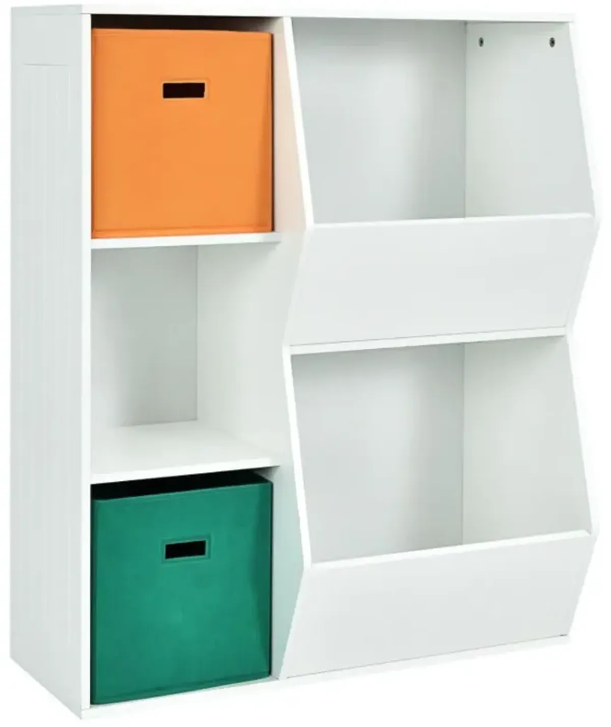 Hivvago Kids Toy Storage Cabinet Shelf Organizer