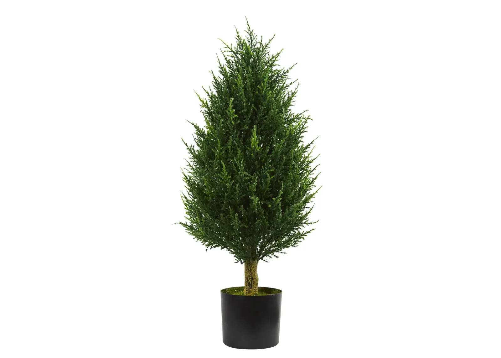 HomPlanti 3 Feet Cypress Tower Artificial Tree UV Resistant (Indoor/Outdoor)