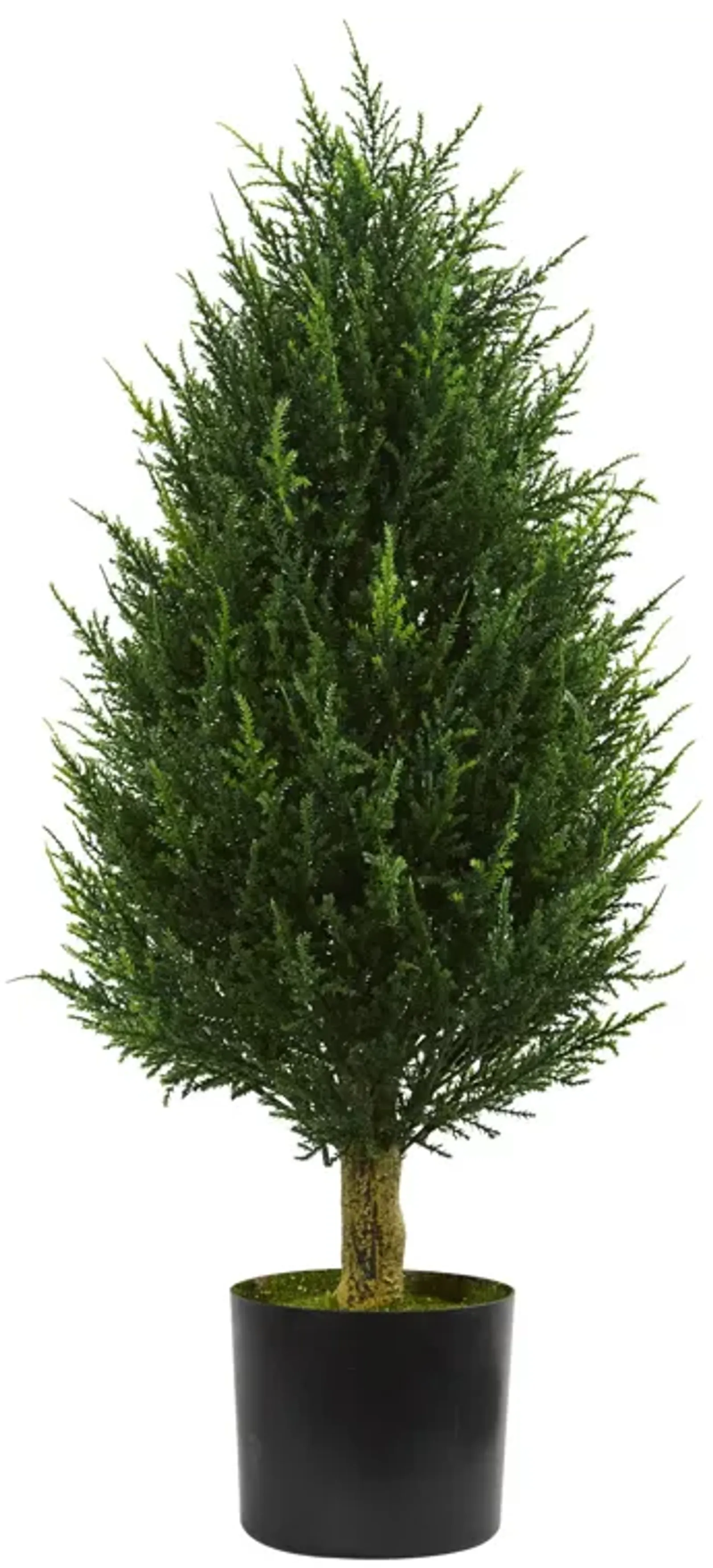 Hivvago 3 Feet Cypress Tower Artificial Tree UV Resistant (Indoor/Outdoor)