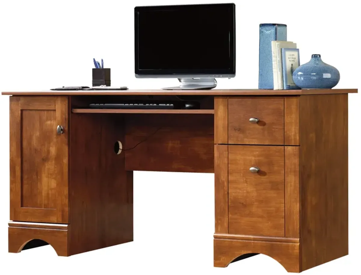 Sauder Miscellaneous Office Computer Desk, L: 59.45 x W: 23.47 x H: 29.02, Brushed Maple