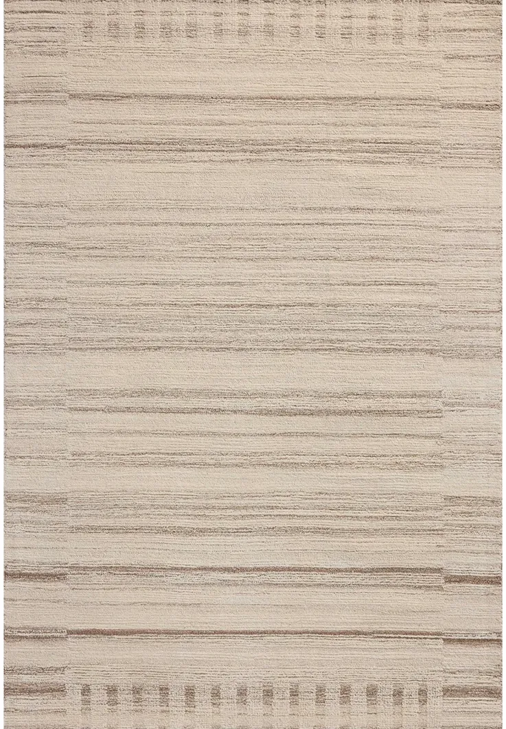 Rae Natural/Oatmeal 2'3" x 3'9" Accent Rug by Magnolia Home by Joanna Gaines x Loloi