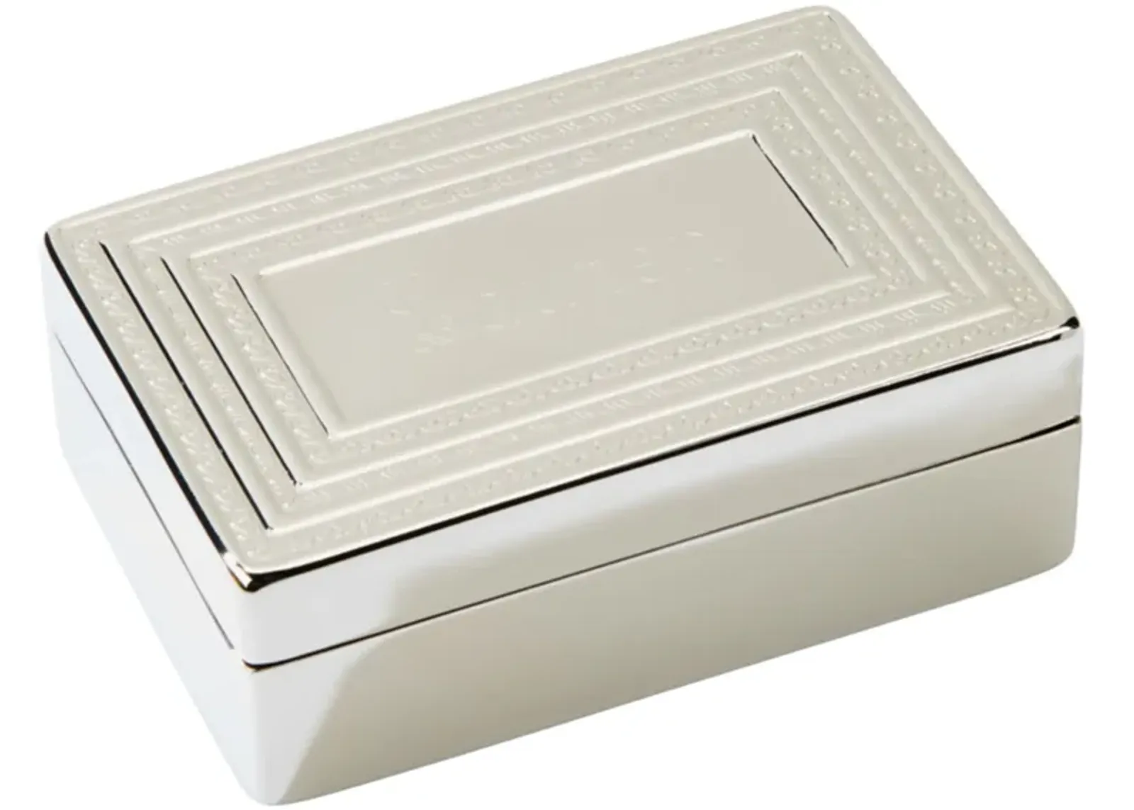 Rectangular Lift-Top Jewelry Box, 1.5" x 3" x 4.5