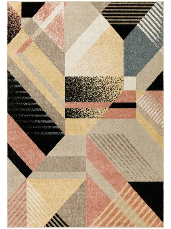 Washable Decor WSD10 Turquoise/Multicolor 9' x 12' Rug