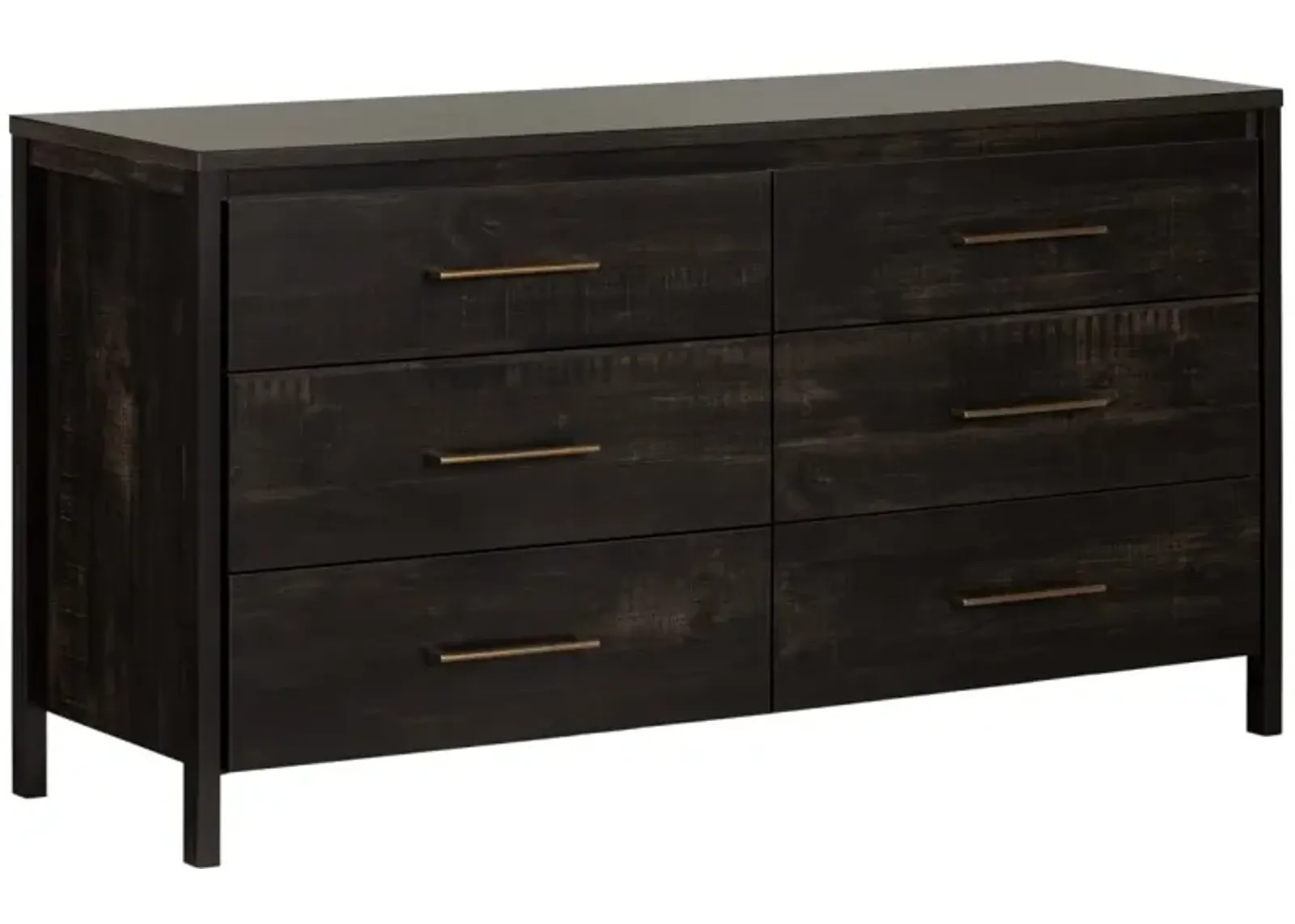 Hivvago Modern Java 6 Drawer Double Dresser