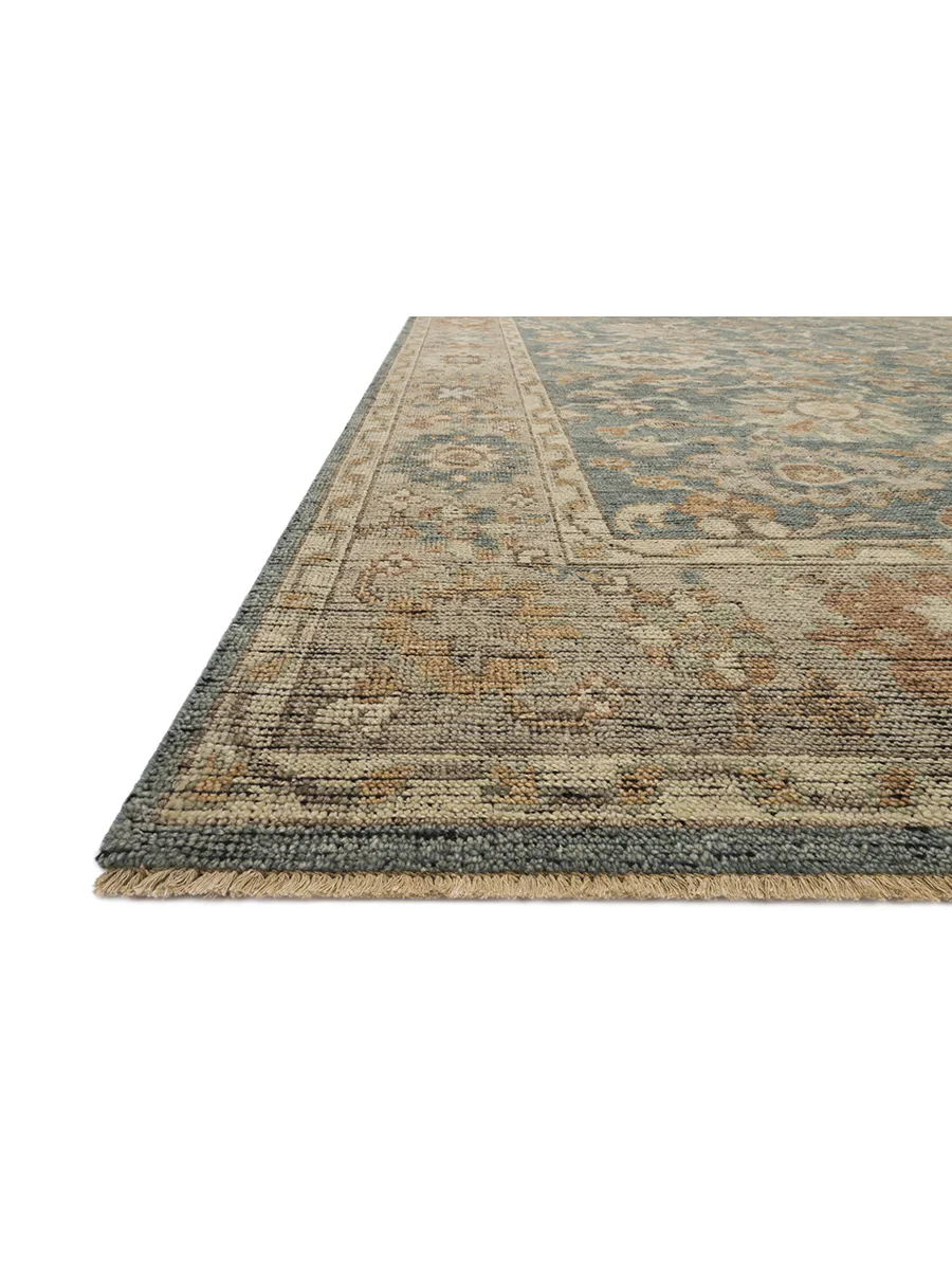 Heirloom HQ07 Blue/Beige 9' x 12' Rug