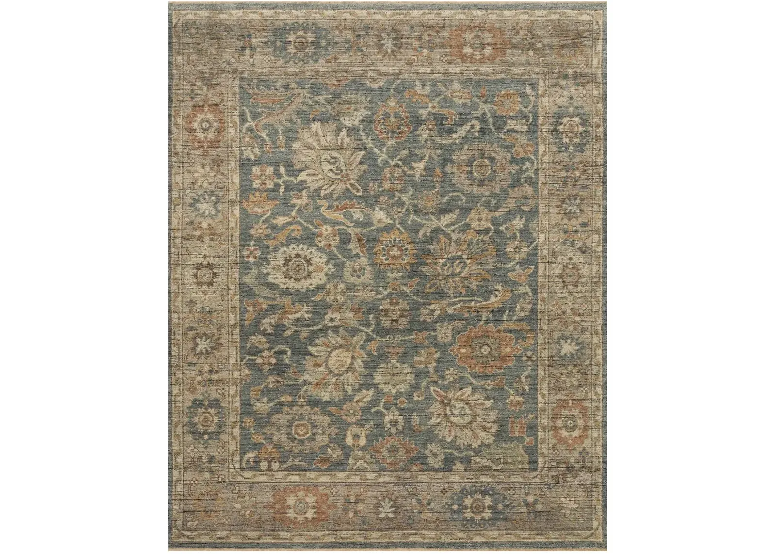 Heirloom HQ07 Blue/Beige 9' x 12' Rug