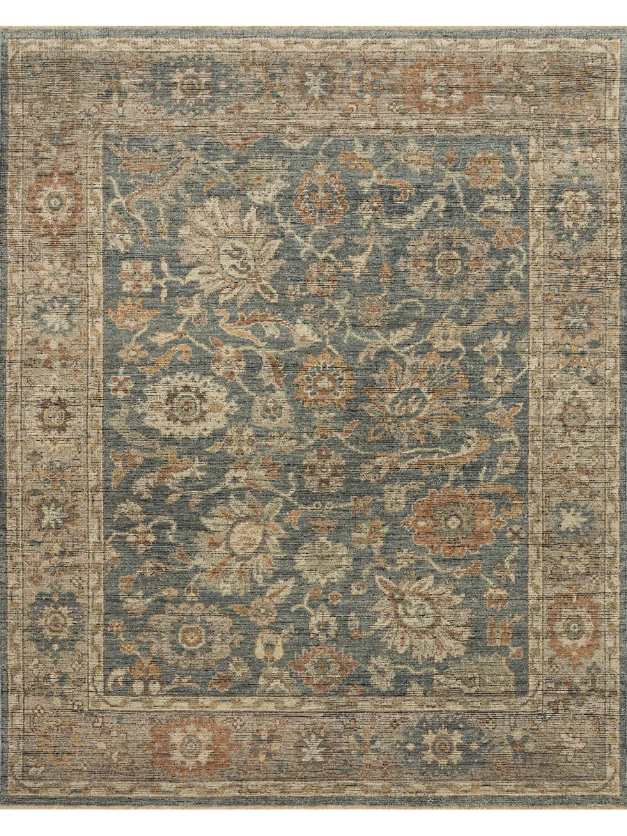 Heirloom HQ07 Blue/Beige 9' x 12' Rug