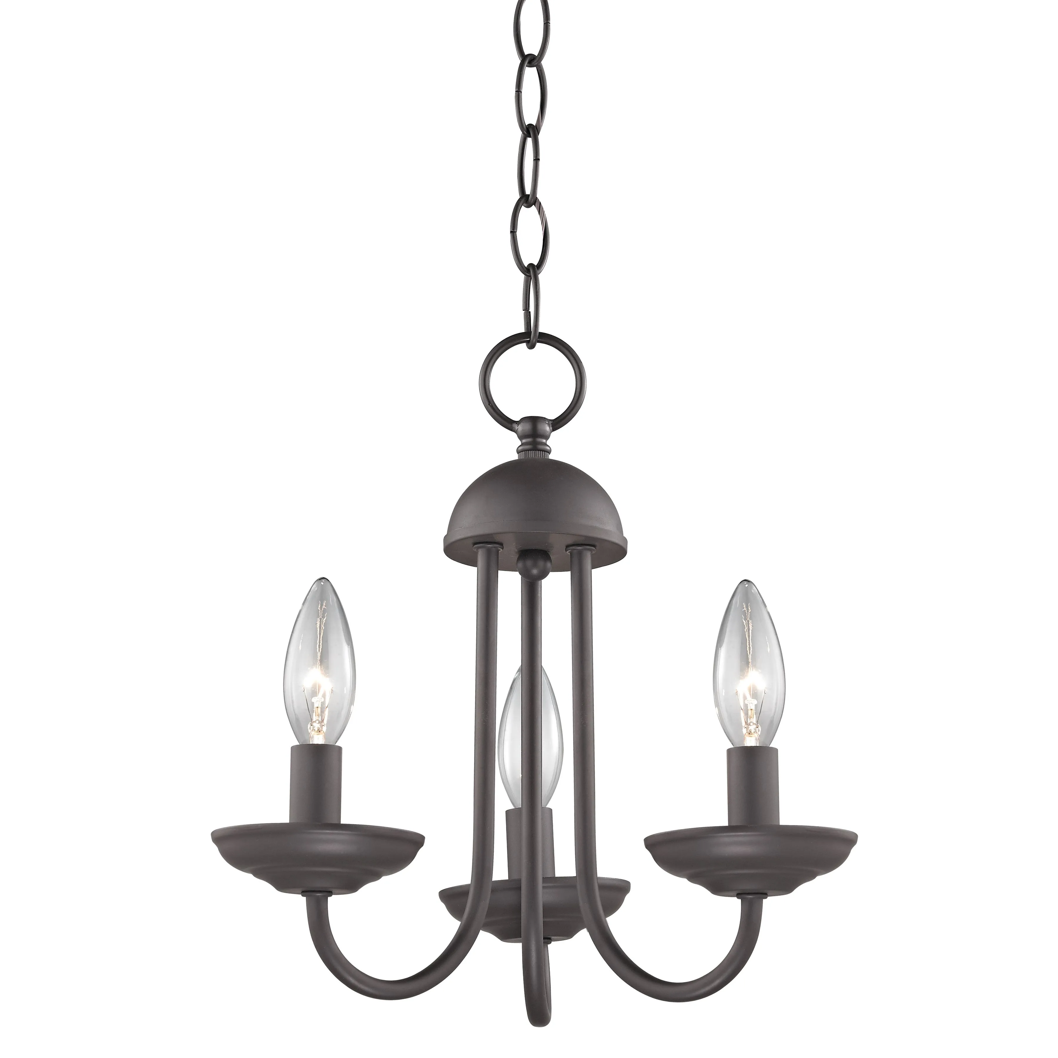 Williamsport 12'' Wide 3-Light Chandelier