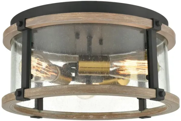 Geringer 15'' Wide 3-Light Flush Mount