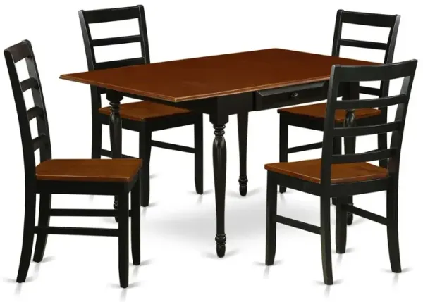 Dining Room Set Black & Cherry