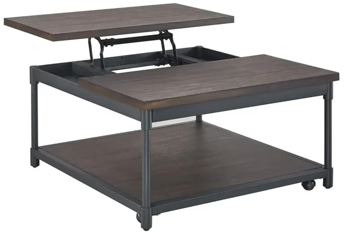 Prescott Lift-Top Square Cocktail Table