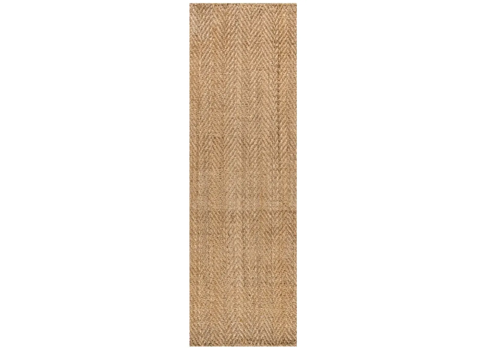 Espina Hand Woven Herringbone Chunky Jute Area Rug