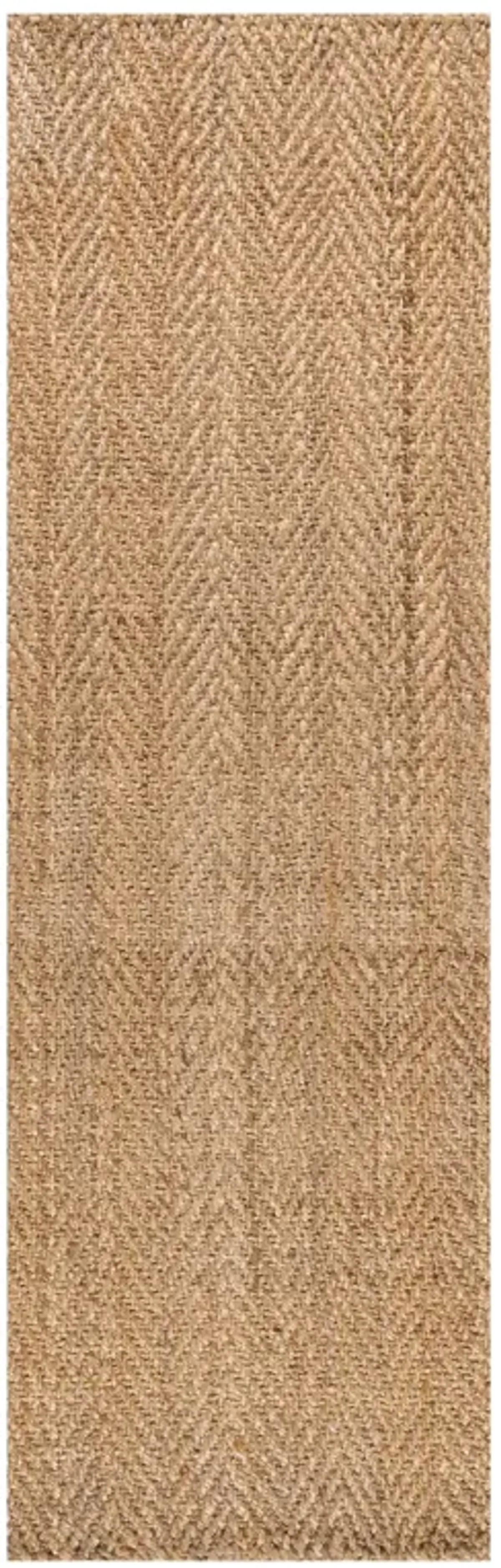 Espina Hand Woven Herringbone Chunky Jute Area Rug