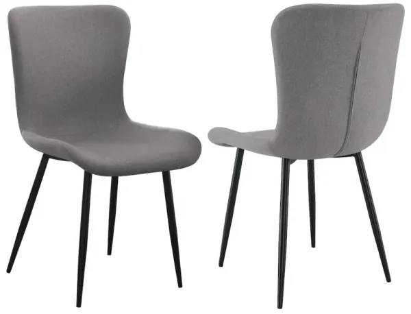 Horizon Upholstered Dining Side Chair Taupe (Set of 2)