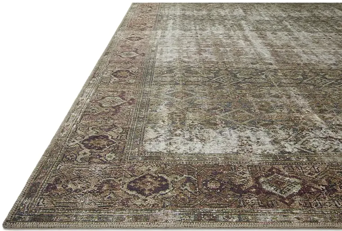 Georgie GER07 Moss/Salmon 7'6" x 9'6" Rug by Amber Lewis