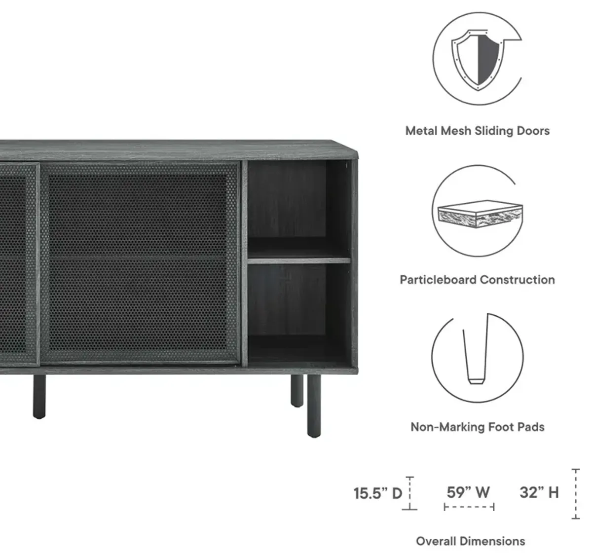 Kurtis 59" Sideboard