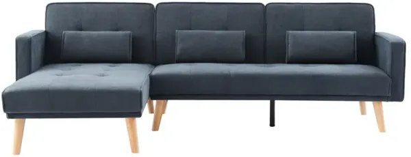 Convertible Sectional Sofa Sleeper, Left Facing L-Shaped Sofa Couch For Living Room