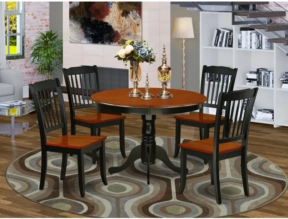 Dining Room Set Black & Cherry