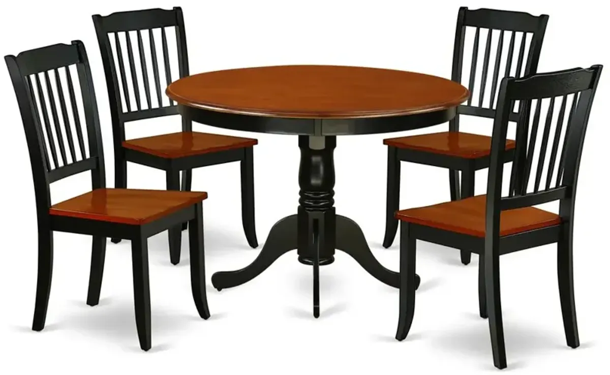 Dining Room Set Black & Cherry