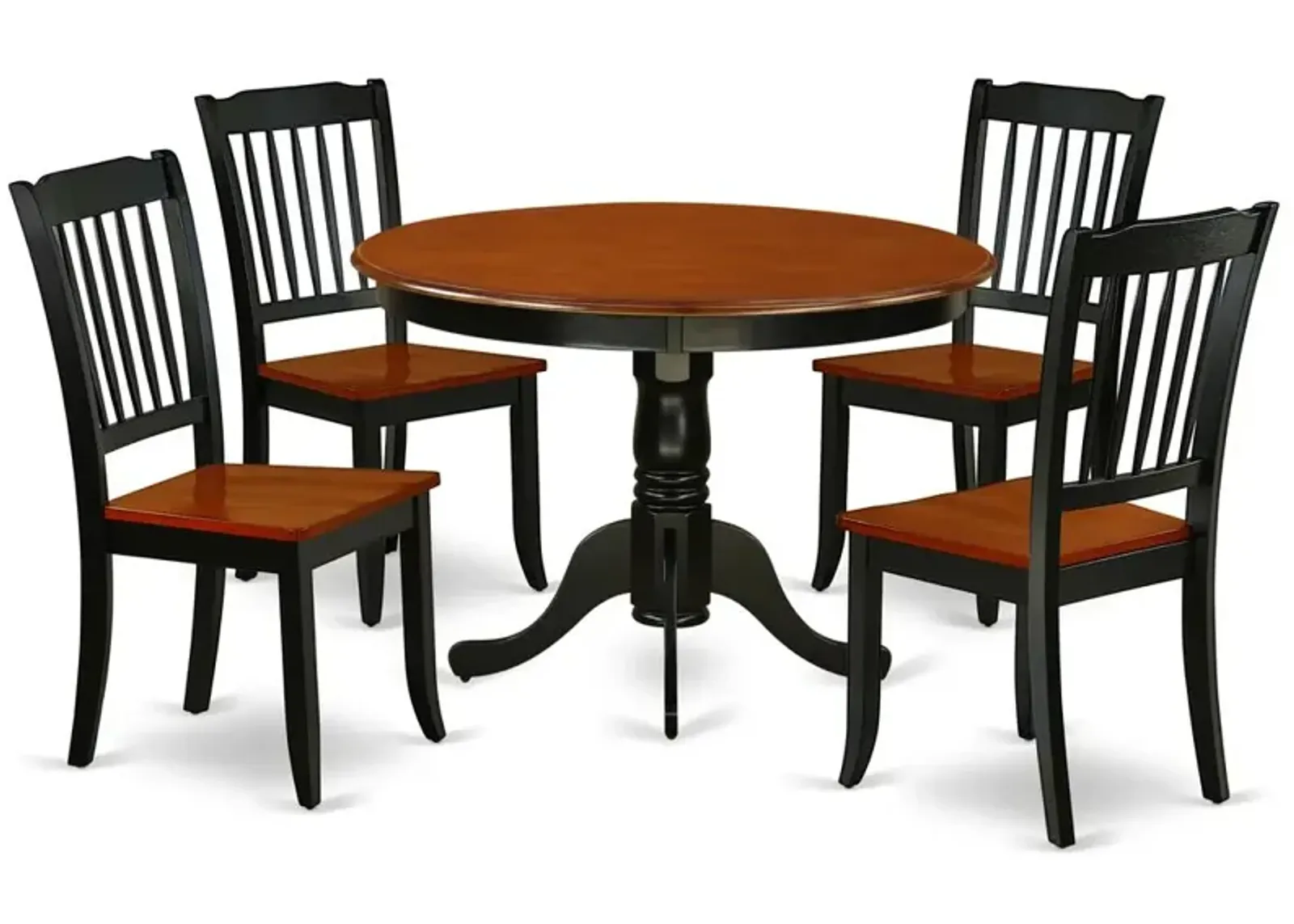 Dining Room Set Black & Cherry