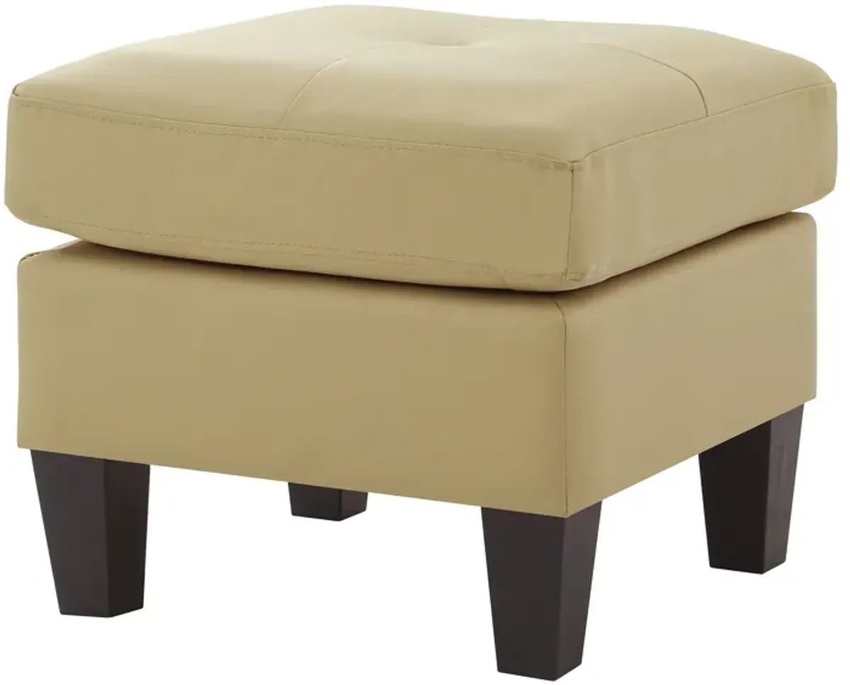 Newbury Faux Leather Upholstered Ottoman