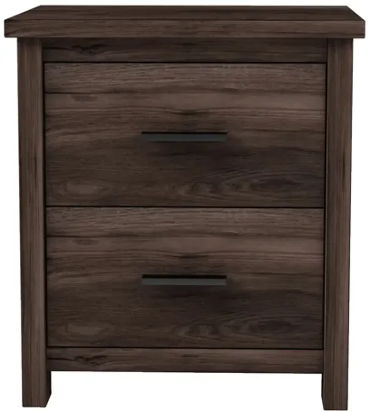 Merax Vintage 2-Drawer Wooden Nightstand