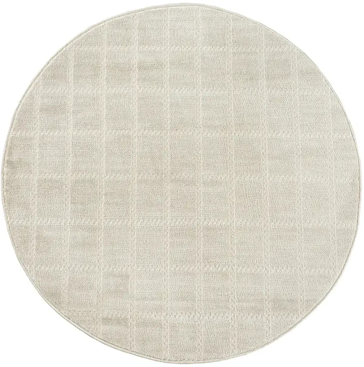 Serenity Home SRH05 Ivory/Cream 8' x Round Rug
