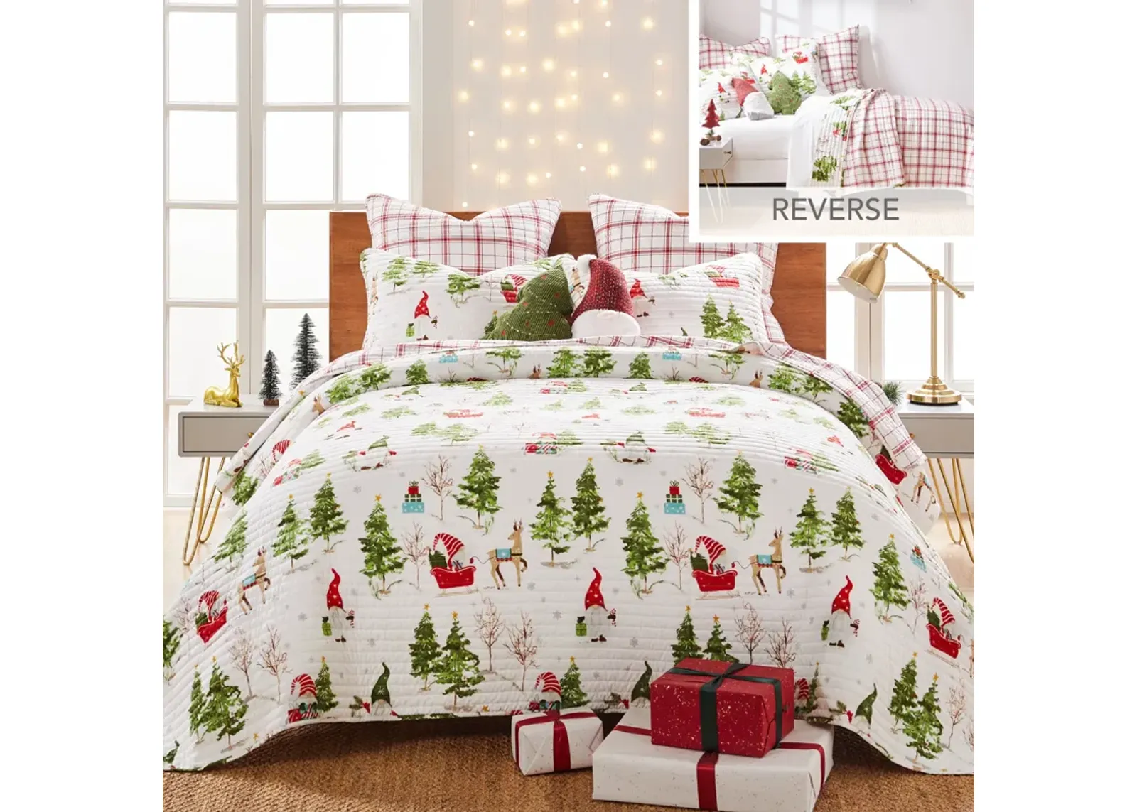 Gnome Forest Quilt Set - Levtex Home