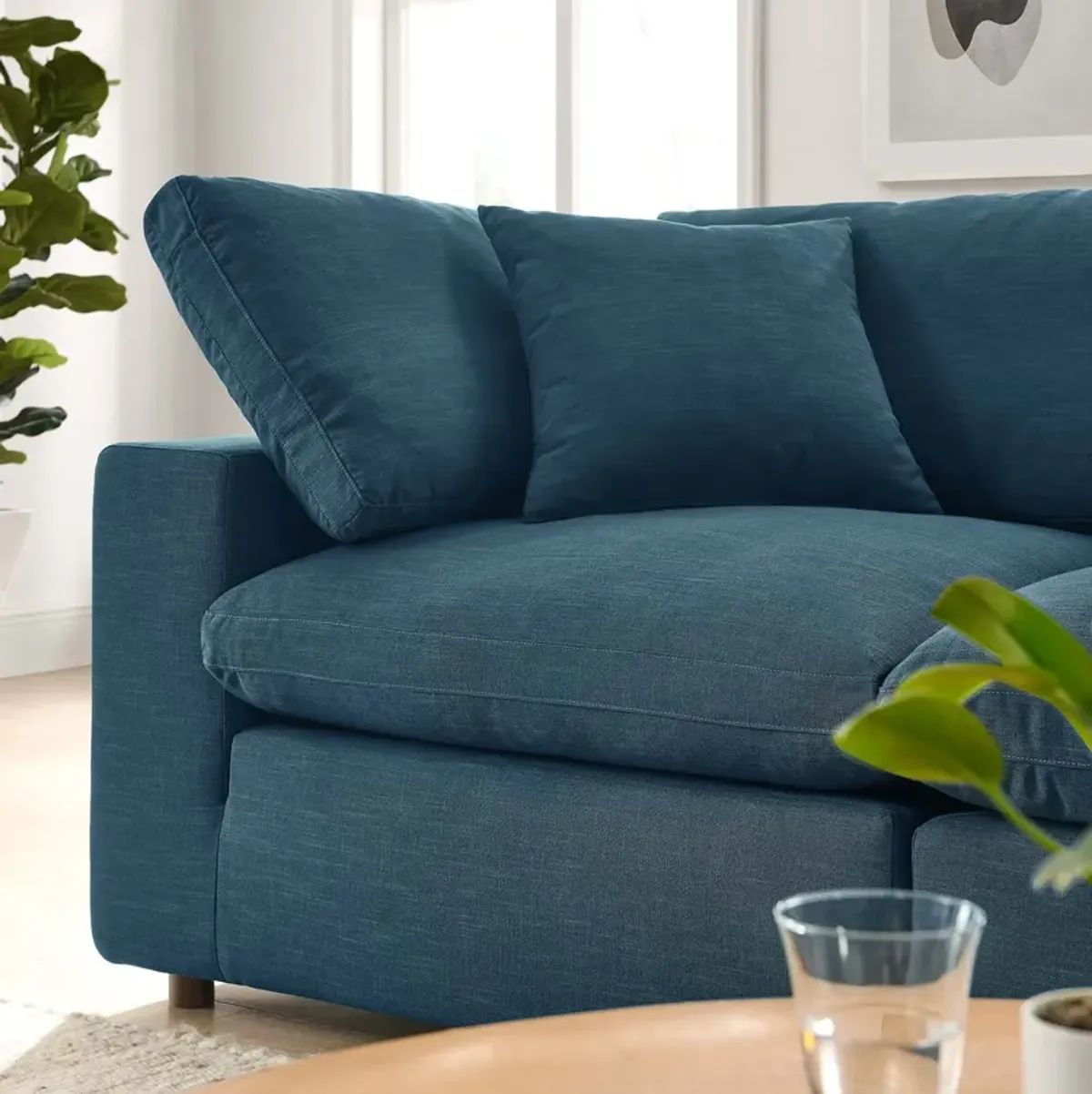 Ashton Upholstered Fabric Sectional Sofa