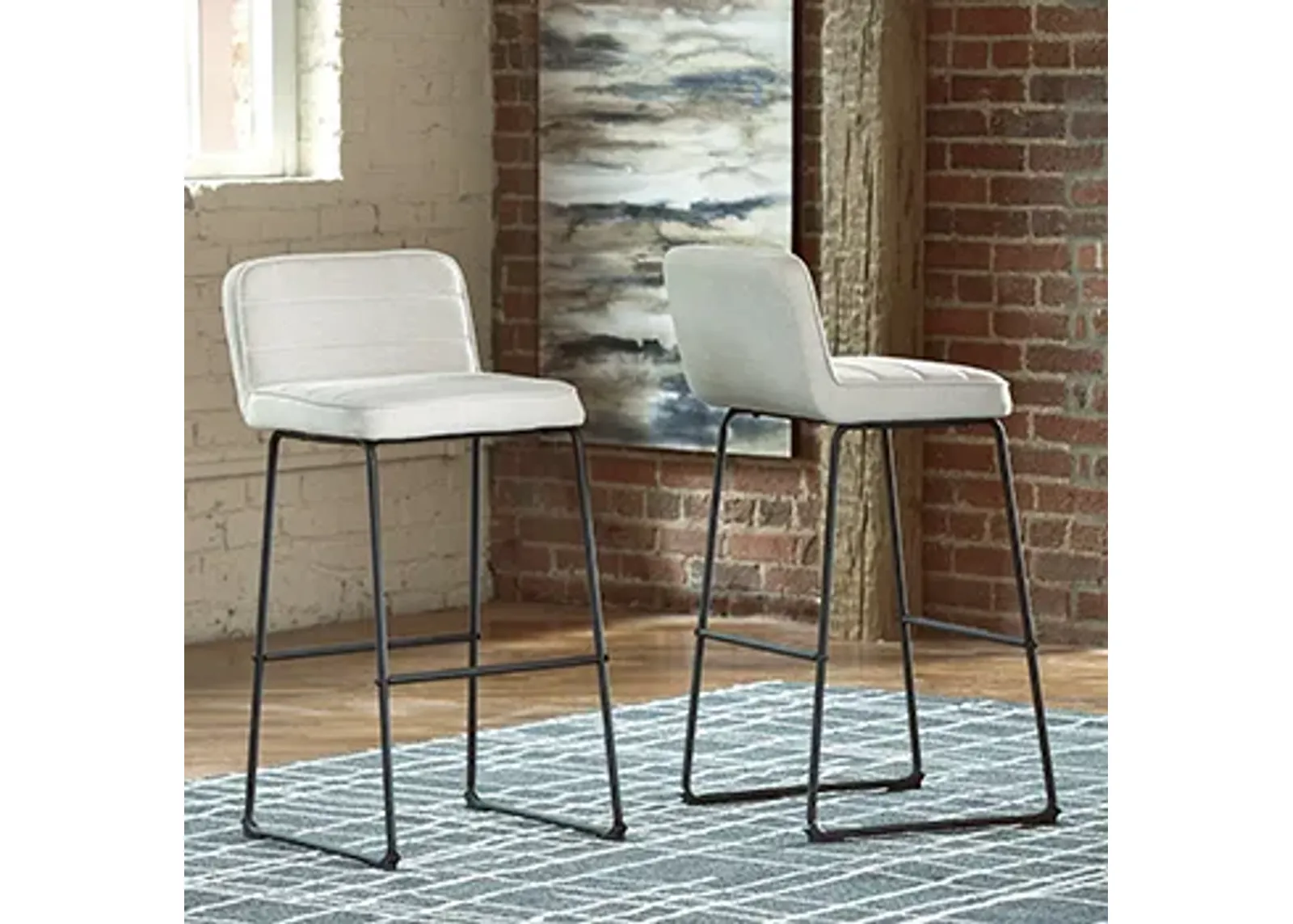 Nerison Tall Upholstered Barstool (Set of 2)