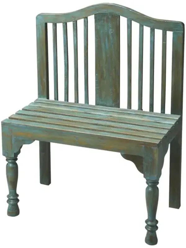 Butler Specialty Company Roseland Solid Wood 30.25W Bench, Blue