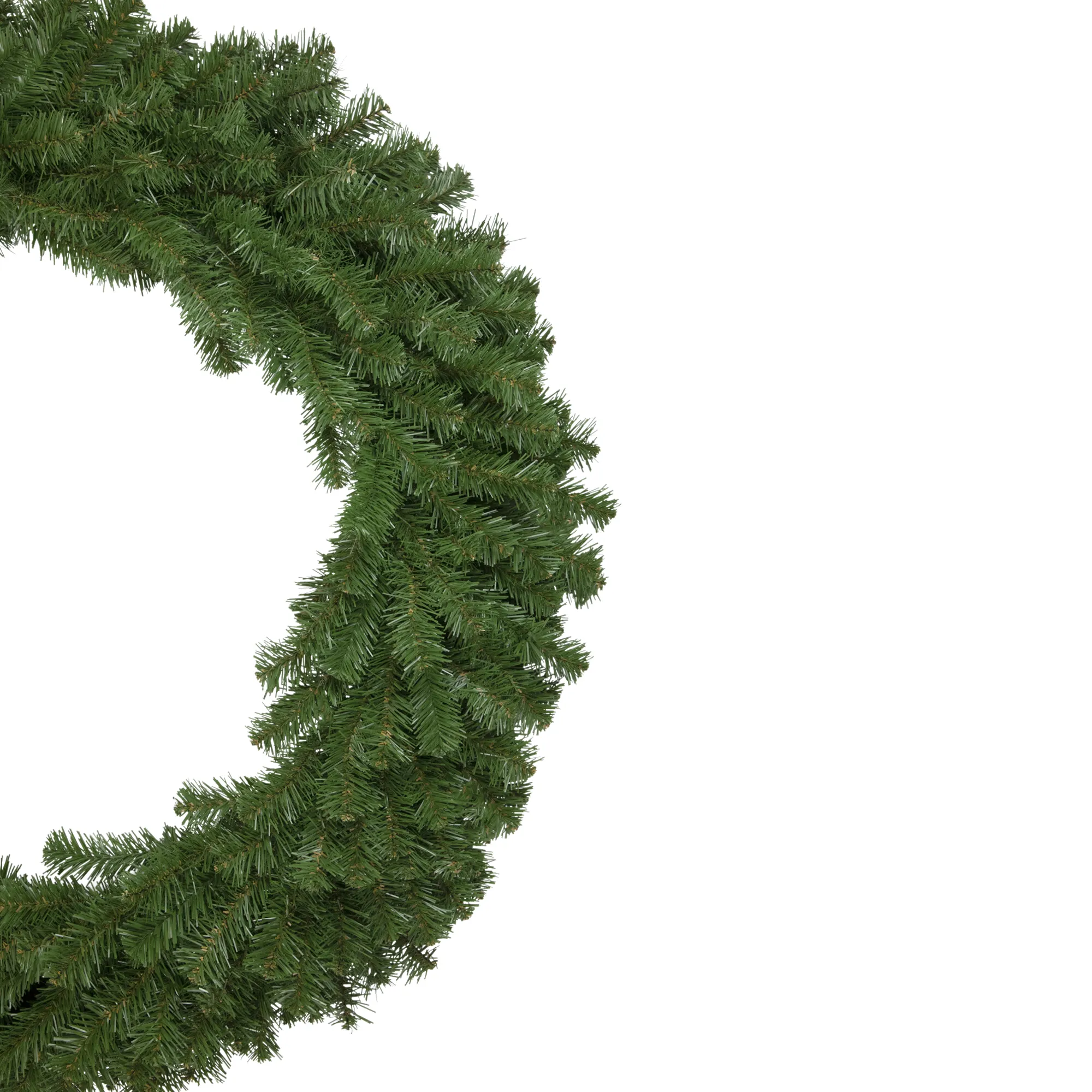 Deluxe Dorchester Pine Artificial Christmas Wreath  36-Inch  Unlit