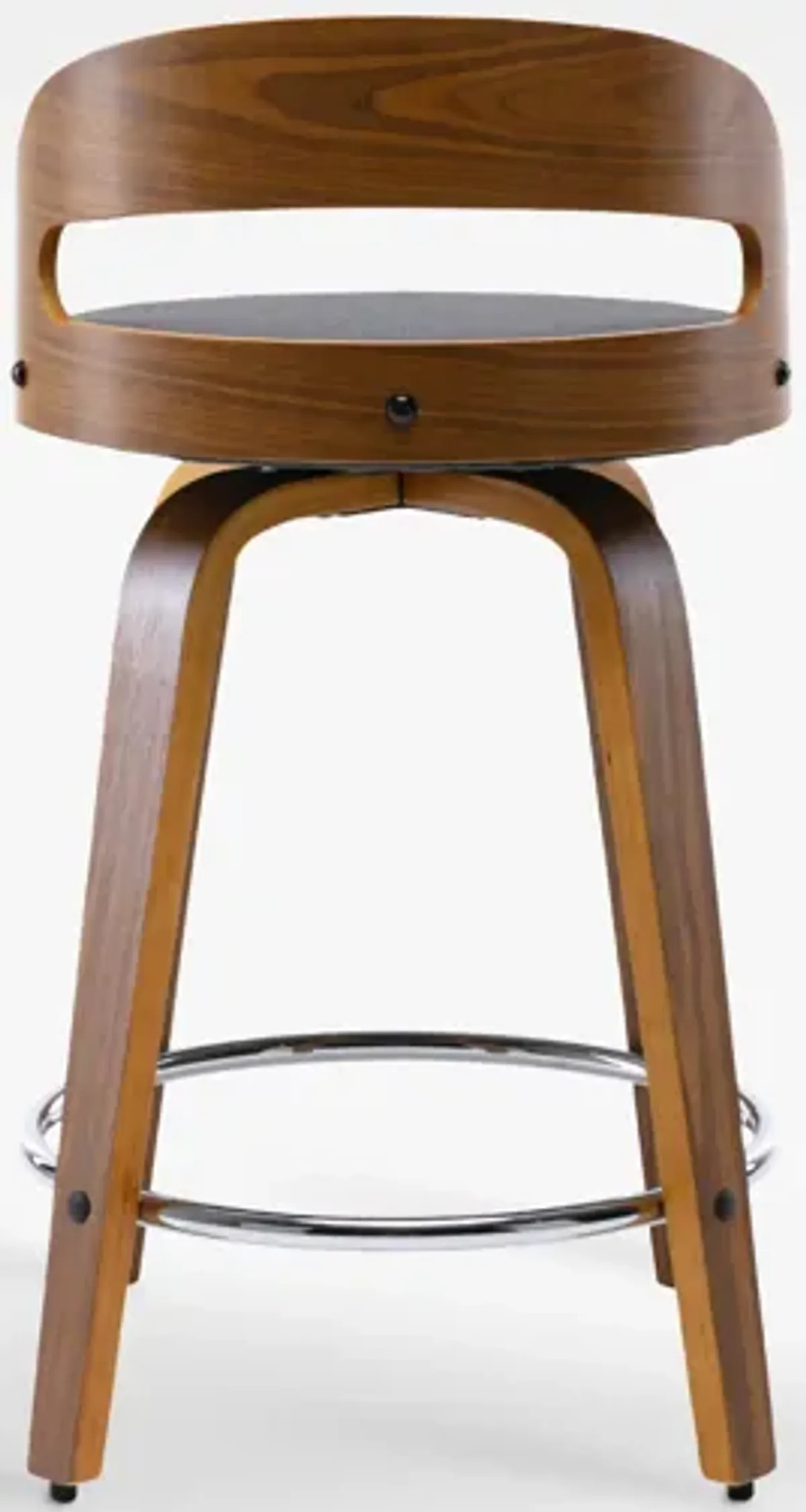 Modern Upholstered Swivel Counter Height Stool