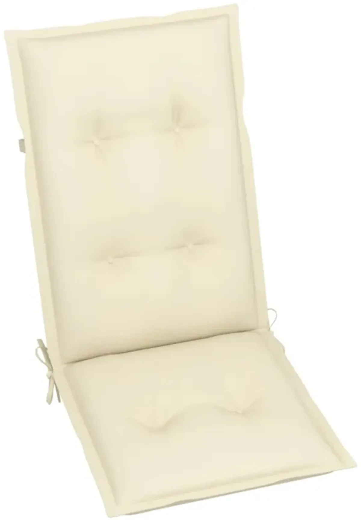 vidaXL Garden Chair Cushions 2 pcs Cream 47.2"x19.7"x2.8"