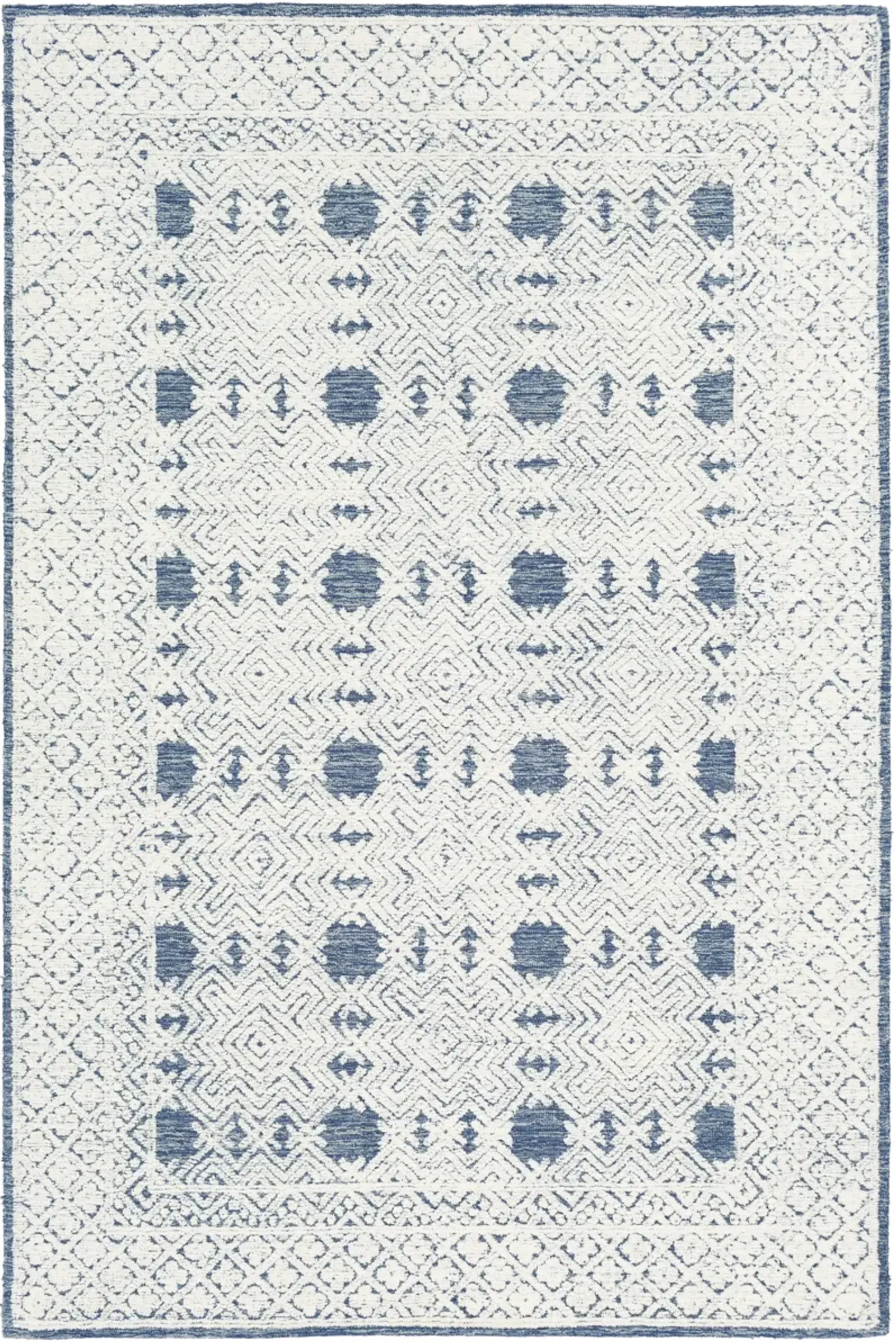 Louvre LOU-2300 10' x 14' Blue Rug