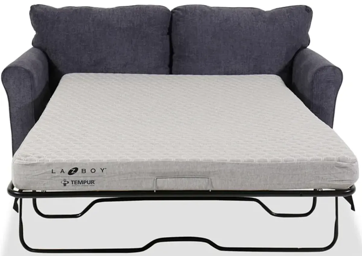 Leah Navy Full Sleeper Sofa
