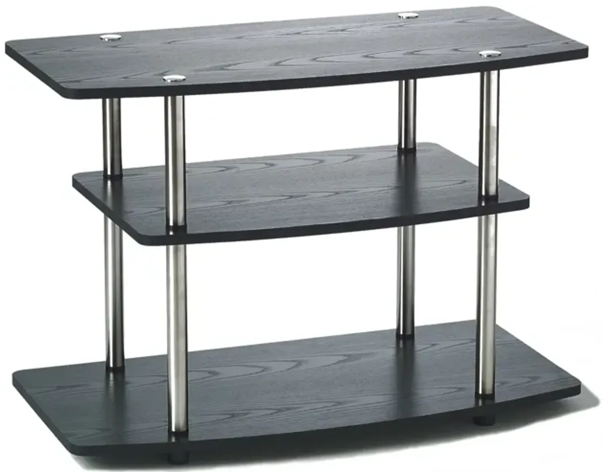 Convenience Concepts Designs2Go No Tools 3 Tier TV Stand