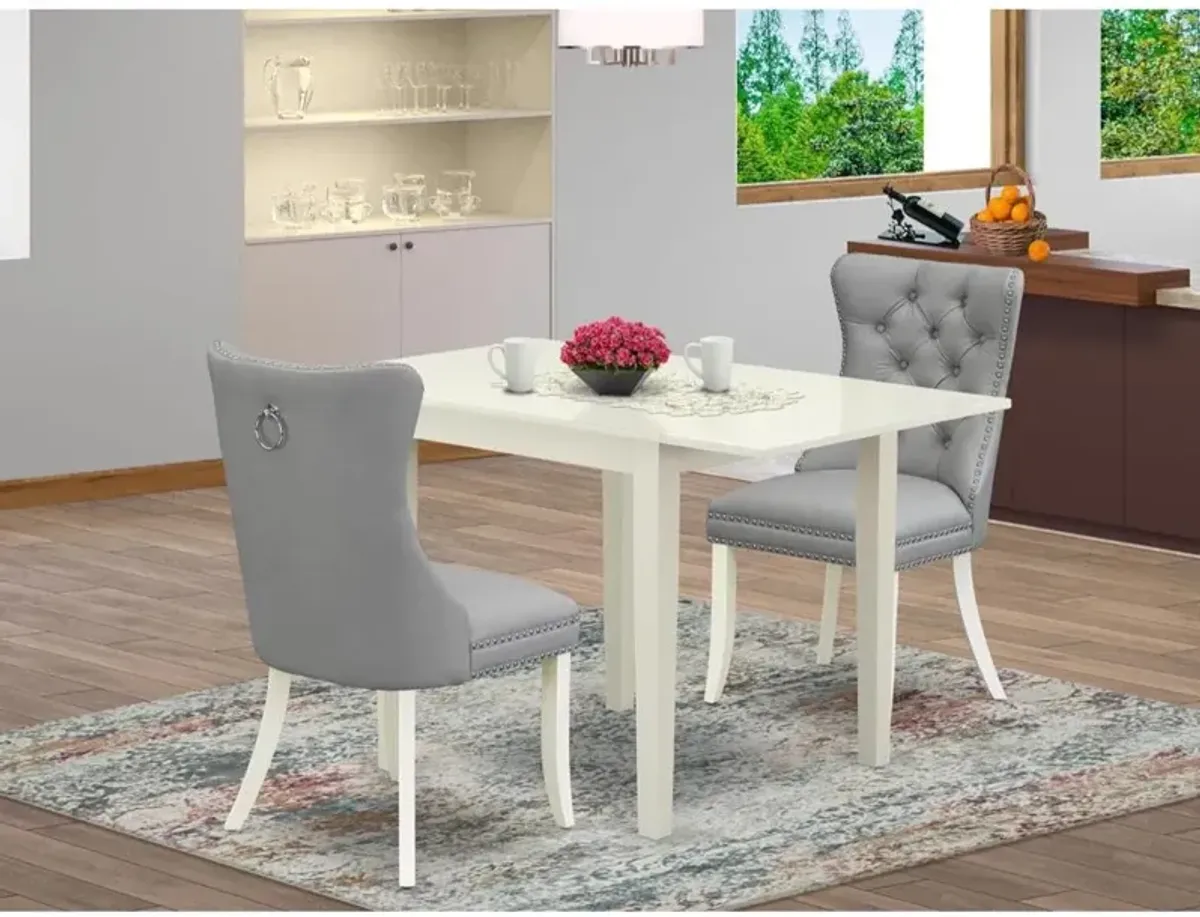 3 Piece Kitchen Table & Chairs Set