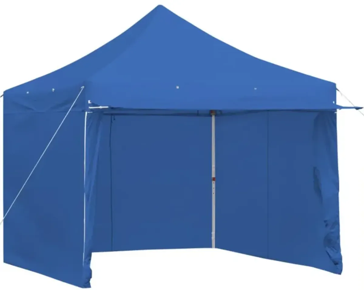 Hivvago 10 x 10 Feet Pop up Gazebo with 4 Height and Adjust Folding Awning